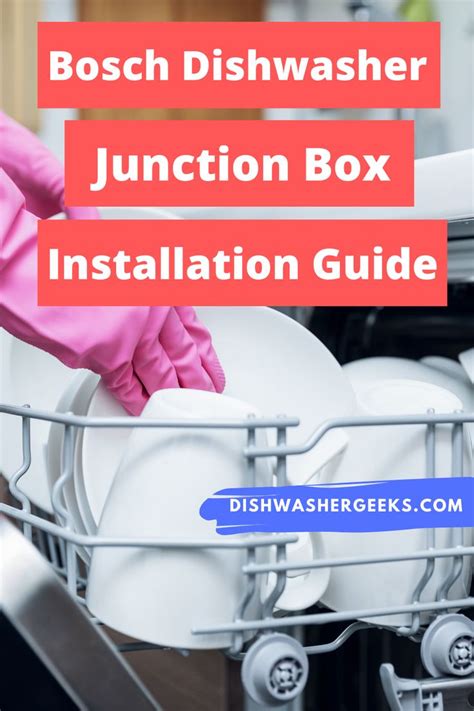 bosch dish junction box|Bosch dishwasher wiring to box.